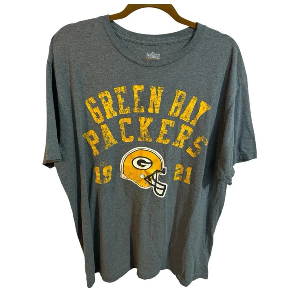 Green Bay Packers Football Vintage Look Tee - Picture 1 of 7